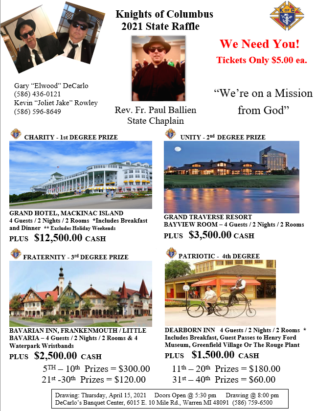 21 Raffle Flyer